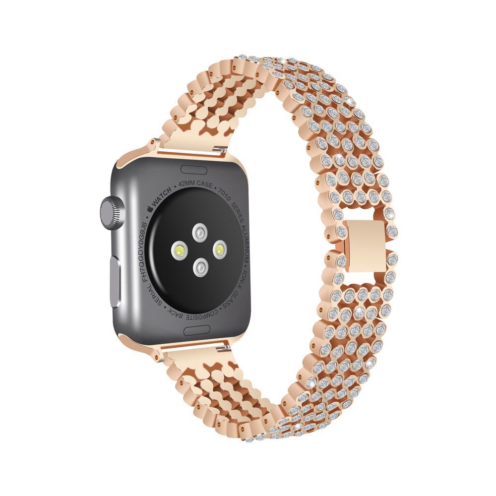 Luxury Diamond Strap For Apple Watch band apple watch 5 4 3 band 44mm 40mm Stylish Crystal iWatch 5 4 3 42mm/38mm bracelet belt