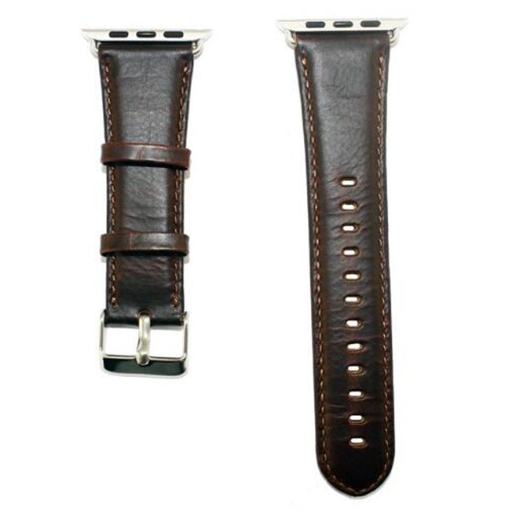 Genuine Leather strap For Apple Watch band 42mm(44mm)/38mm(40mm) iwatch 4 3 2 1 Crazy horse wrist bracelet watchband