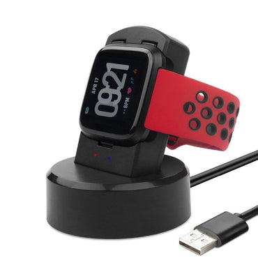 Watch Accessories For Fitbit Versa Watch strap band Charger Station Stand Cradle Holder Versa LED Indicator