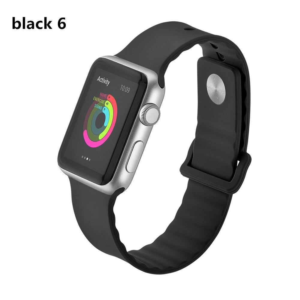 Sport For Apple Watch band 42mm 38mm iwatch series 5 4 3 2 1 wrist bands link Bracelet Rubber watchband belt fashion correa