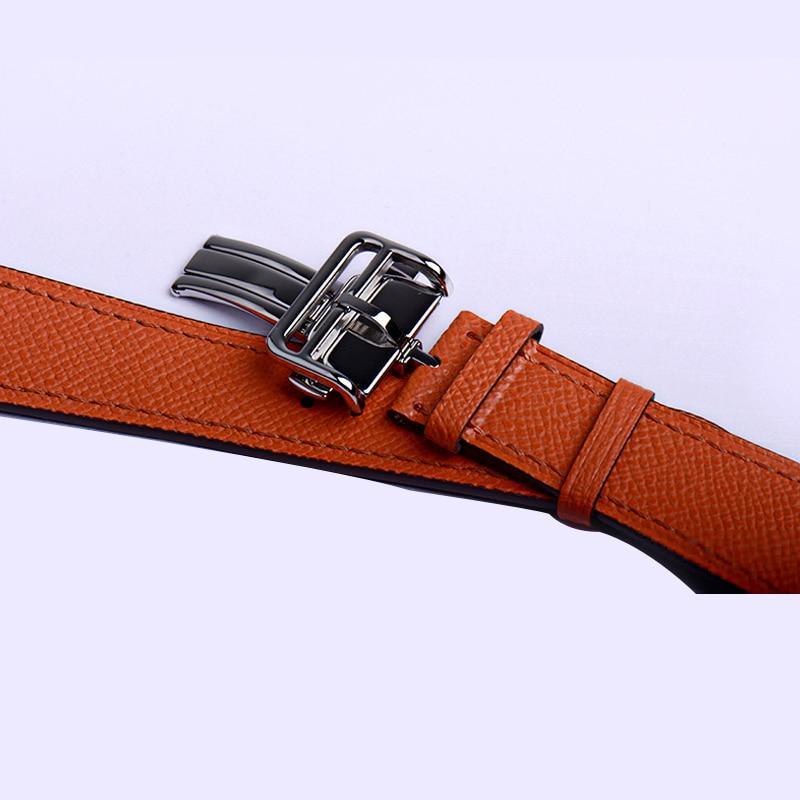 Deployment Buckle Strap For apple watch band Apple Watch 5 4 3 44mm 40mm iwatch band 5 42mm 38mm correa watchband Bracelet belt