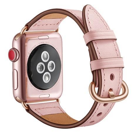 Leather strap For Apple Watch band apple watch 5 4 3 band 44mm 40mm 42mm 38mm correa iwatch band 5 watchband clock bracelet belt