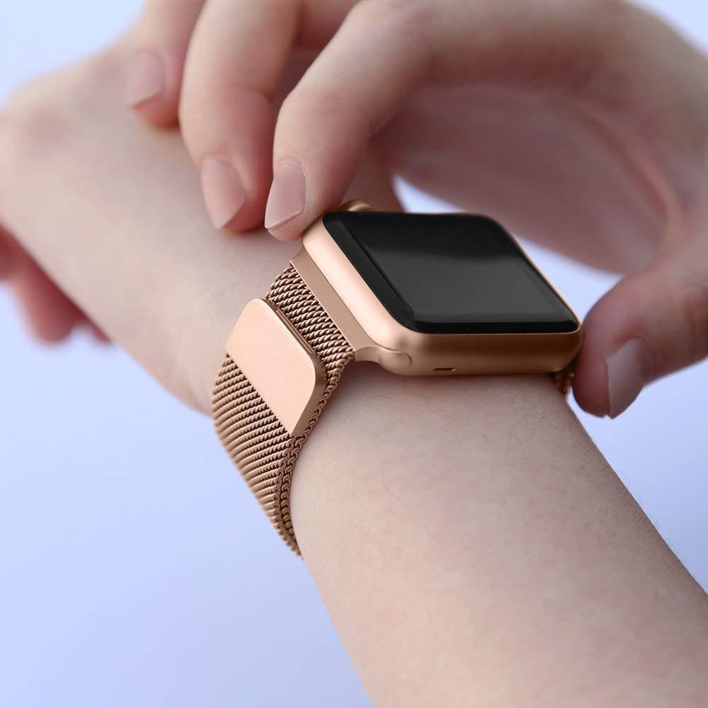Milanese Loop For Apple Watch Band 44mm 40mm strap Iwatch series 4 316L Stainless Steel Wrist bracelet belt