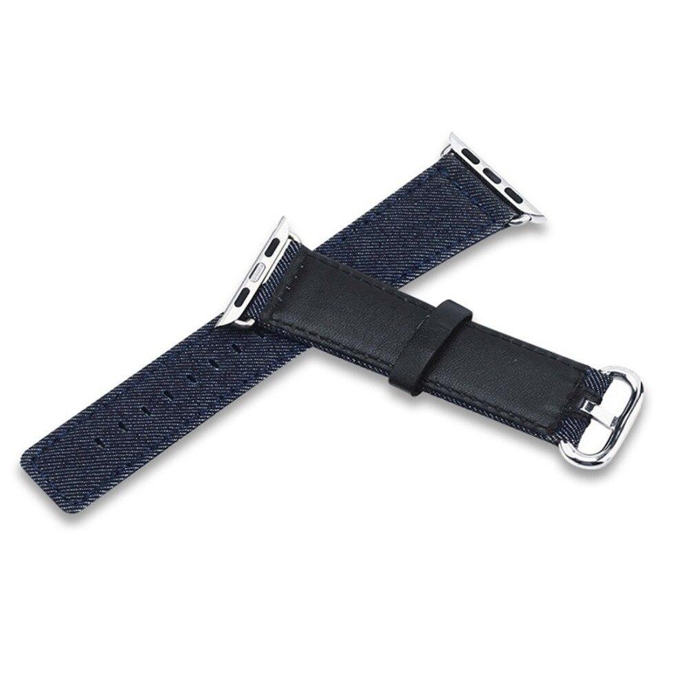 leather Strap For Apple Watch band 4 42mm 38mm 3 iwatch band 44mm/40mm pulseira correa canvas Bracelet watch Accessories