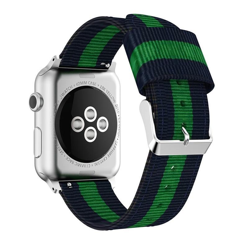 nato strap For Apple Watch band apple watch 5 4 3 band 42mm/44mm iwatch band 5 38mm/40mm correa woven canvas bracelet watchband