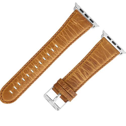 Leather Band For Apple Watch series 4 44mm 40mm strap correa iwatch 3 2 1 42mm/38mm Crazy Horse Wrist bracelet belt