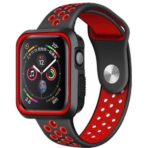 Case + strap For Apple watch band apple watch 5 4 3 band 44mm 40mm correa iwatch band 42mm 38mm  protector case cover