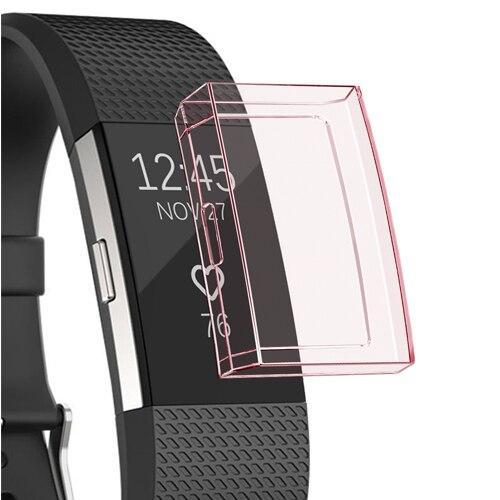 Soft Silicone Watch Case cover For Fitbit Charge 2 band  screen protector Ultra-thin Replacement protect Cases frame