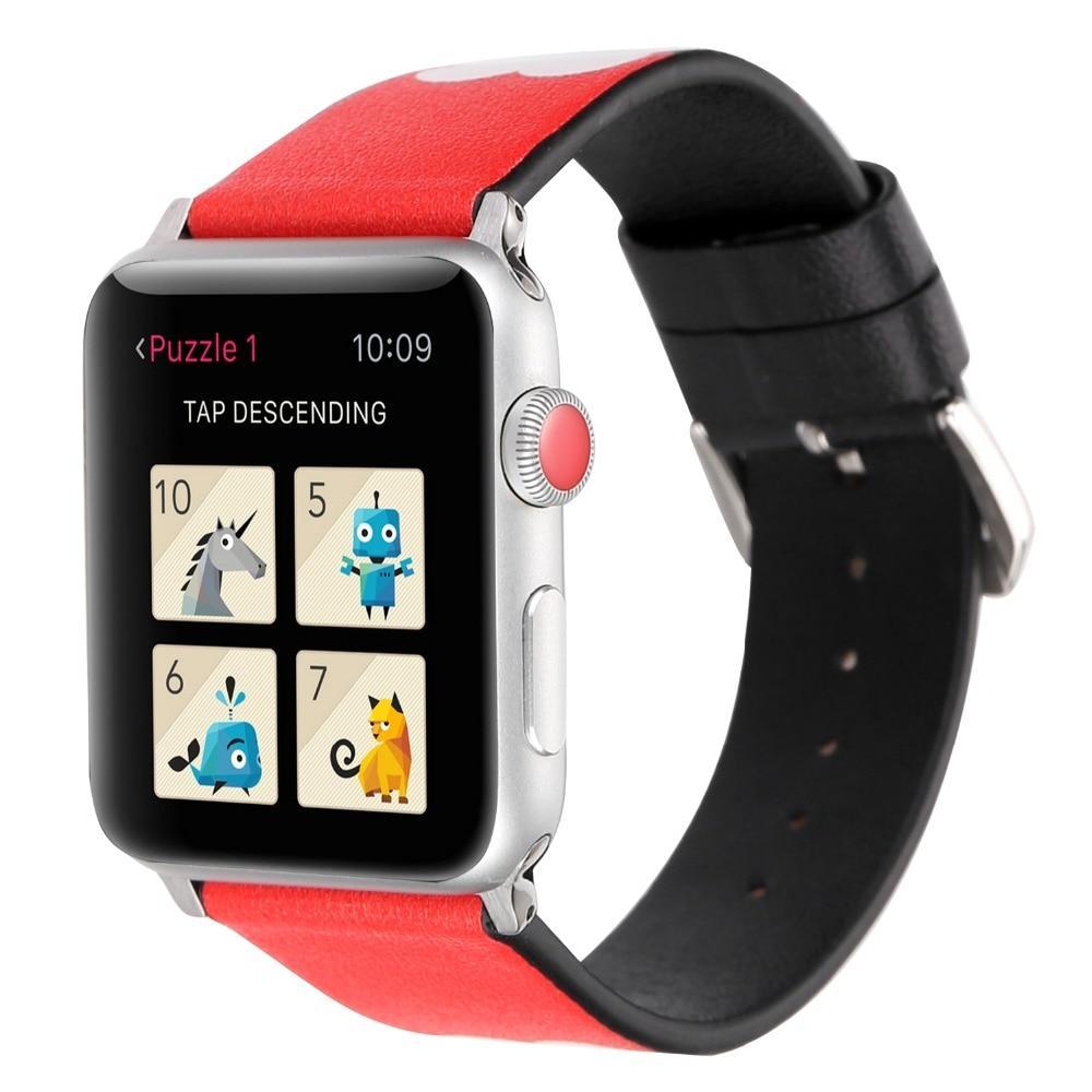 Genuine Leather strap For Apple watch band 42mm 38mm iwatch series 3 2 1 love Heart wrist bands belt corrrea Accessories