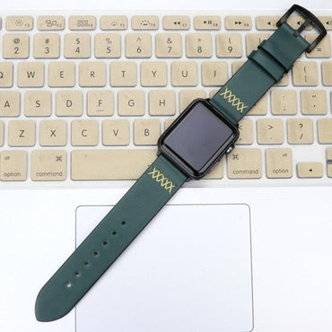 Leather Crazy Horse strap For Apple watch 4 band 44mm 40mm Iwatch series 4 3 2 1 42mm/38mm wrist watchband bracelet belt