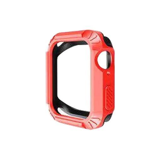 Silicone Cover Case For Apple Watch 4 5 band apple watch case 44MM 40MM iwatch band series 4 full coverage Anti-fall bumper