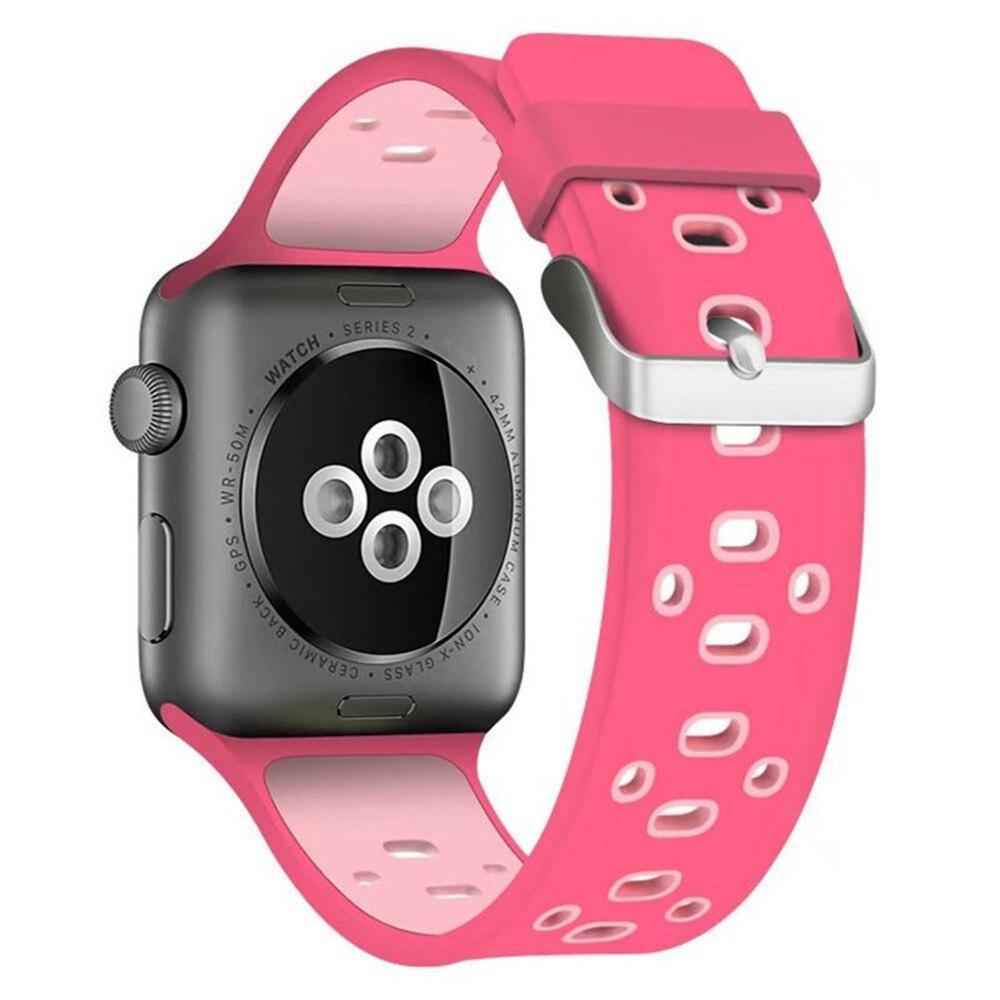 sport strap For Apple Watch band 42mm/38mm silicone iwatch series 3 2 1 wrist bands bracelet correa watchband belt