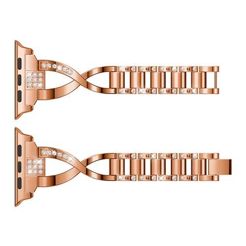 diamond strap For Apple Watch band 5 4 42mm/38mm 316 stainless steel iwatch series 5 4 3 2 1 wrist watchband strap bracelet belt