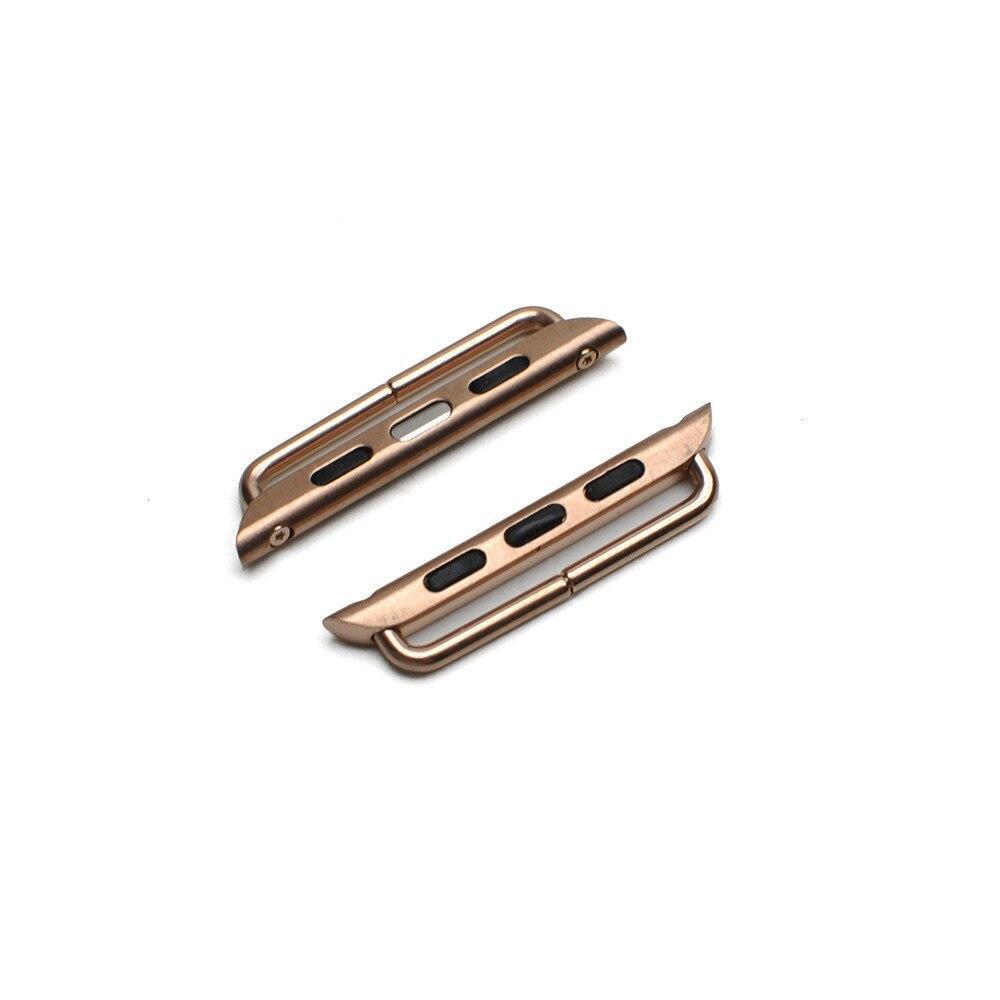 Connector Adapter For apple watch 5 4 band strap 44mm 40mm iwatch series 3 2 1  Metal Stainless Steel Accessories & tool