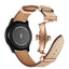 Leather Galaxy watch 46mm strap For Samsung Gear S3 Frontier 22mm watch band butterfly amazfit gtr 47mm huawei watch gt strap