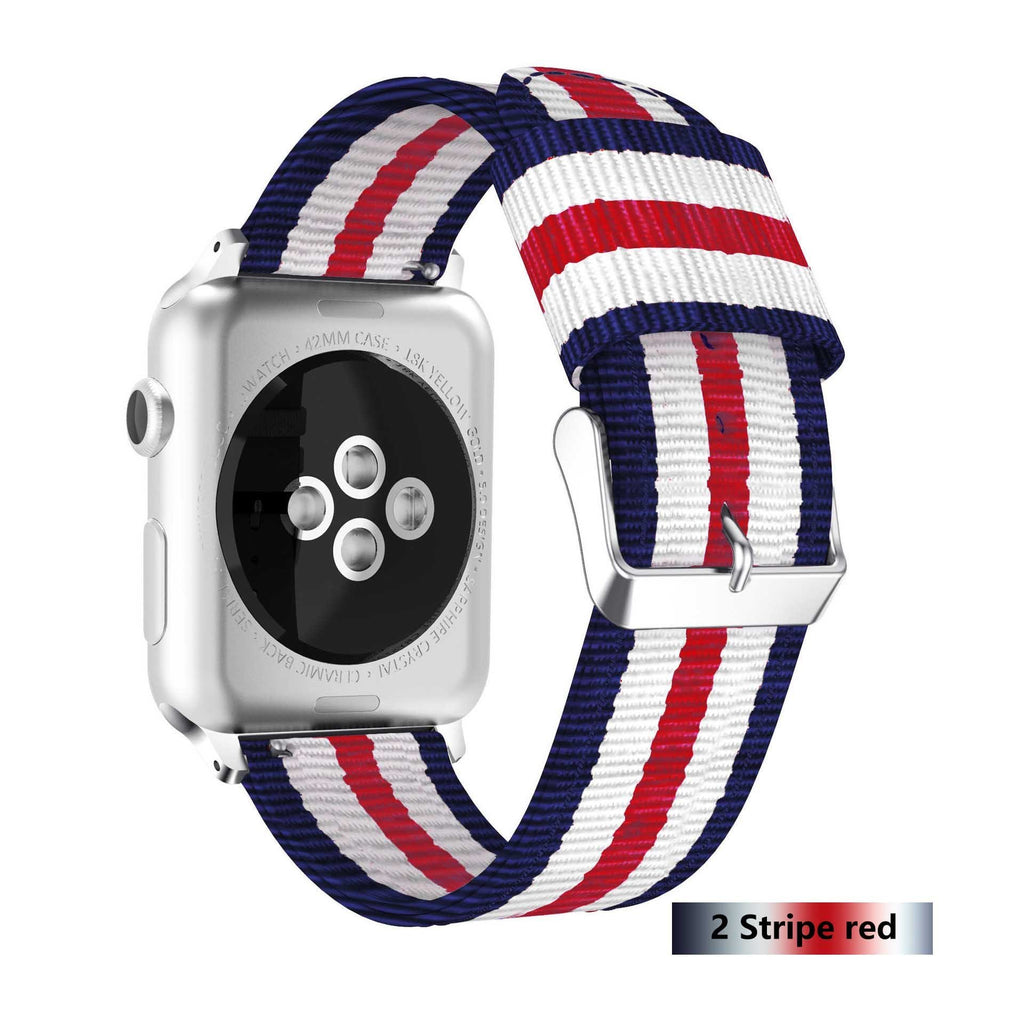 Nato strap For Apple Watch band apple watch 4 3 5 44mm/40mm iwatch band 42mm/38mm correa woven nylon wrist bracelet Accessories