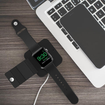 Charger holer For Apple Watch band apple watch 5 4 3 44mm/40mm 42mm 38mm Soft Silicone Storage Stent Watch Holder Stand Cradle