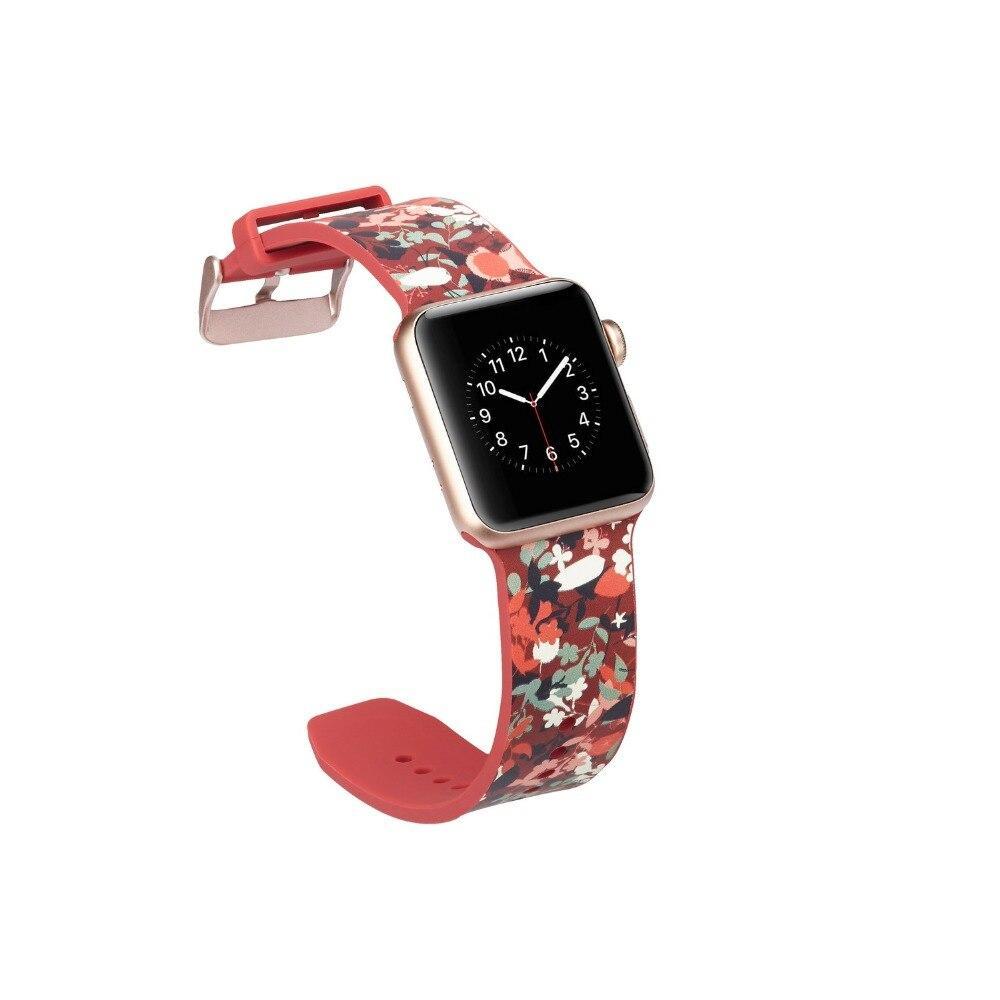strap For Apple watch band apple watch 4 3 band 42mm 38mm 44mm/40mmiwatch band watchband printing bracelet watch accessories
