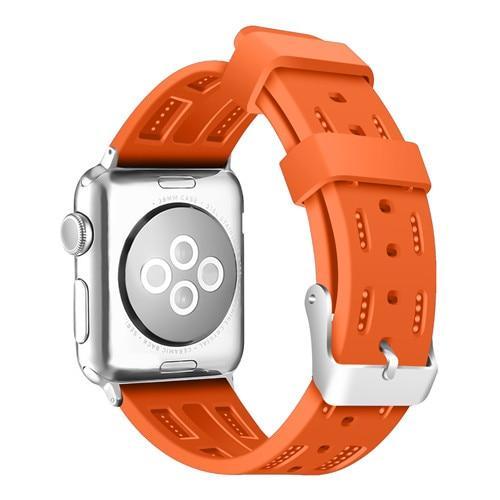 Sport Band For Apple watch 42mm 38mm Silicone strap Iwatch bands series 3 2 1 wrist bracelet watchband belt Accessories