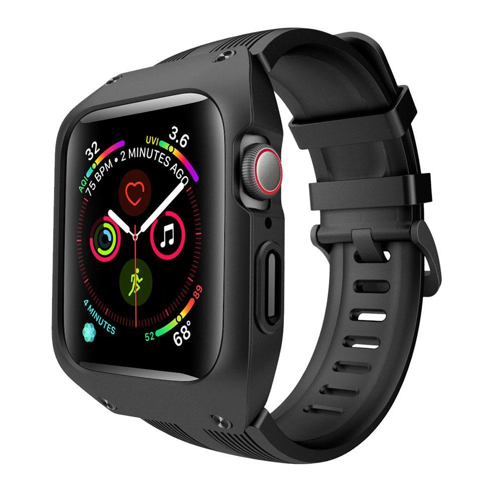 sport waterproof strap+case For Apple Watch band 5 4 iwatch band 5 4 44mm pulseira correa Bracelet apple watch 4 watchband
