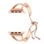 CRETED Strap For Apple Watch band iWatch 4 3 2 42mm/38mm/44mm/40mm correa stainless steel cuff strap girl fashion design chain