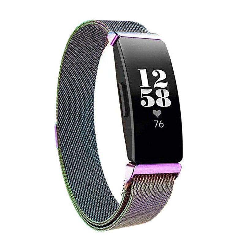 For Fitbit Inspire HR/ace2 Band Replacement Milanese Loop Strap Magnetic Stainless Steel Bracelet Betl for Fitbit Inspire