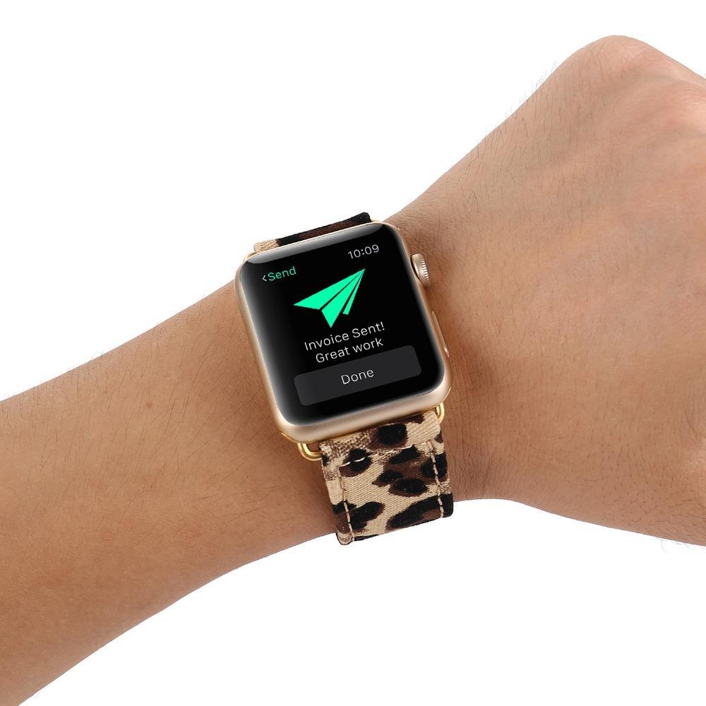 Genuine Leather band For Apple Watch Series 4 44MM/40MM correa Iwatch 3 2 1 42mm 38mm wristband Bracelet Watchband belt