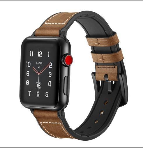 sport Leather Strap For Apple Watch band 42mm 38mm silicone iwatch series 3/2/1 wrist bands bracelet belt accessories