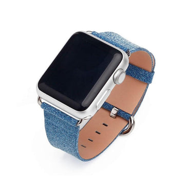 leather watch strap for apple watch band 42 mm/38 Luxury Glittery Bling bracelet belt for iwatch band 1/2 Christmas gift