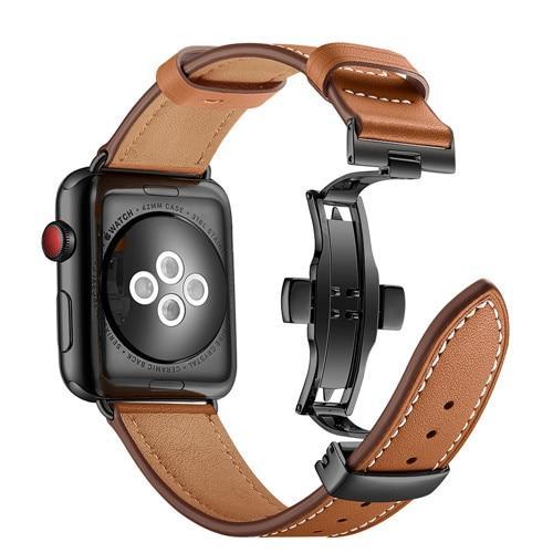 Genuine Leather strap For Apple watch band pulseira apple watch 5 4 3 44mm/40mm iwatch band 42mm 38mm correa Watchband bracelet
