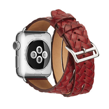 Leather Loop For Apple watch band 42mm 38mm iWatch strap Series 3 2 1 wrist bands Bracelet belt Double Tour watchband