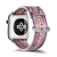 Leathter strap For Apple Watch band apple watch 5 4 3 44mm/40mm Flower print correa iwatch band 5 42mm/38mm bracelet watchband