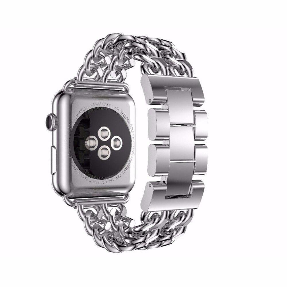 Stainless Steel strap For Apple Watch series 4 band 44mm 40mm iWatch 3 2 1 42mm/38mm Link Bracelet Wrist watchband belt