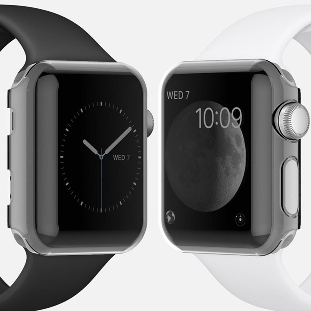 Watch Case for Apple Watch band apple watch 4 3 5 case 44mm 40mm iwatch series 4 5 Colorful plating cover PC Frame Replacement
