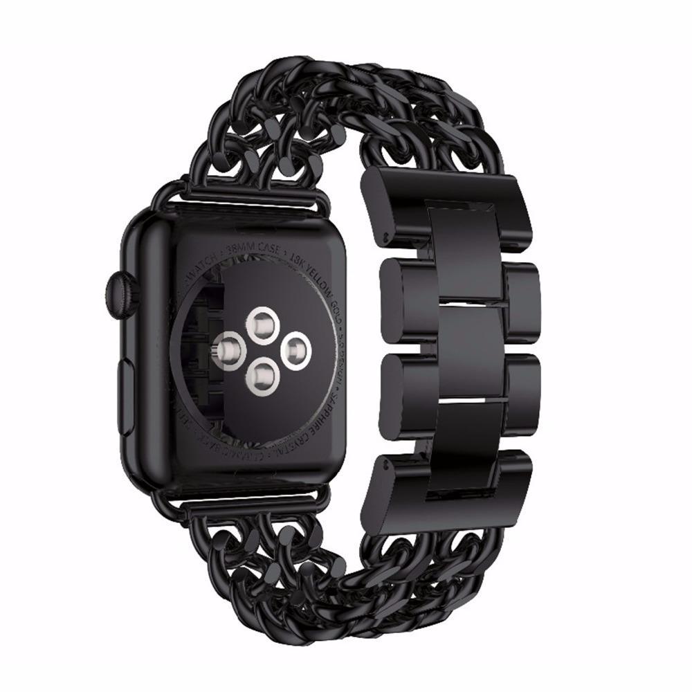 Stainless Steel strap For Apple Watch series 4 band 44mm 40mm iWatch 3 2 1 42mm/38mm Link Bracelet Wrist watchband belt