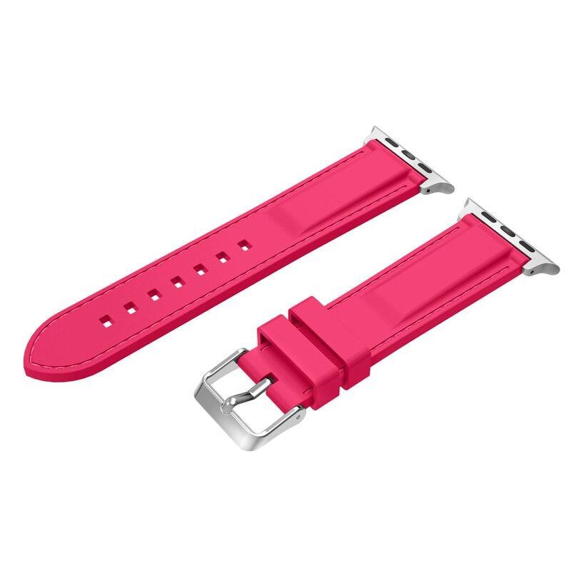 silicone strap For Apple Watch sport band 42mm/38mm iwatch serise 3 2 1  wristband bracelet rubber watchband strap