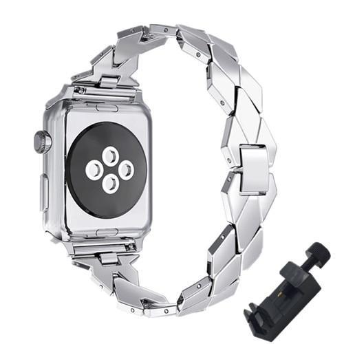 Strap For Apple Watch band apple watch 4 3 band 42mm/38mm 44mm/40mm iwatch band Stainless Steel wrist  link Bracelet belt correa
