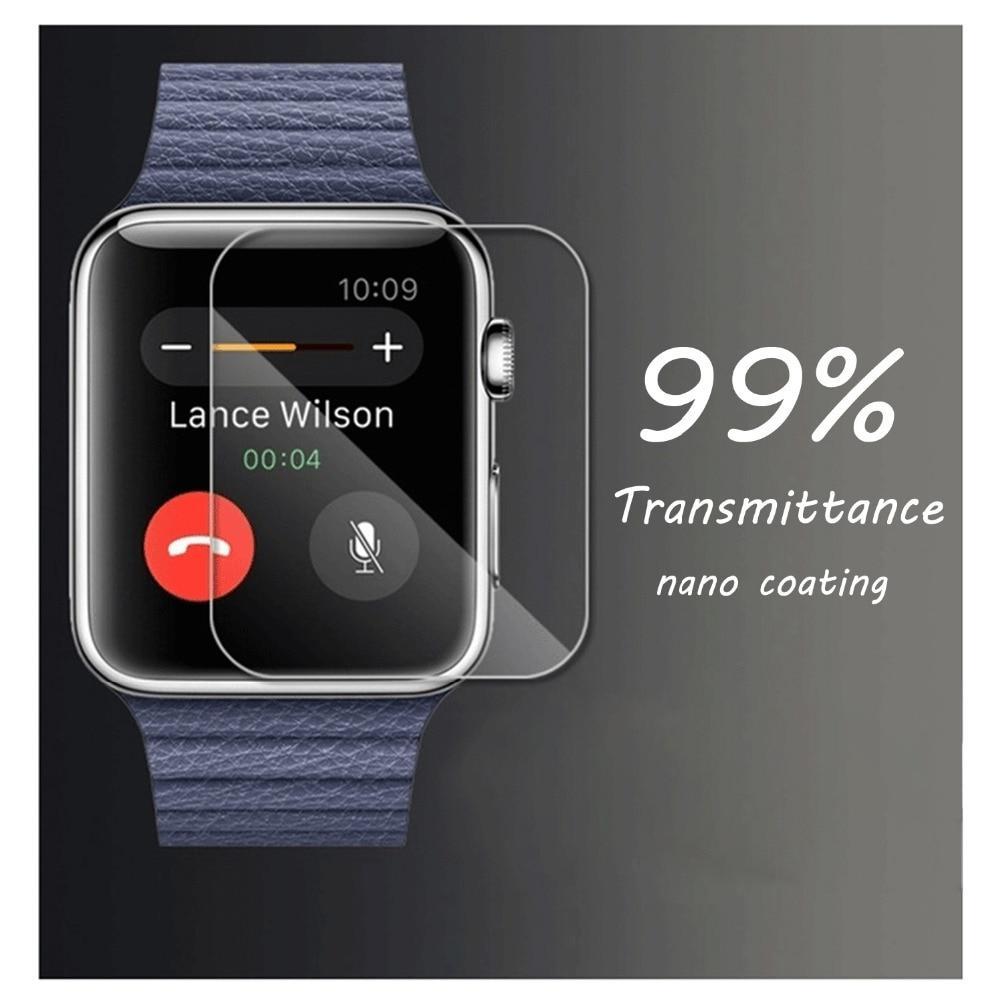 Tempered Glass For Apple Watch band apple watch 5 4 3 44mm/40mm iwatch 5 4 Anti-Shock Transparent  Screen Protector Film