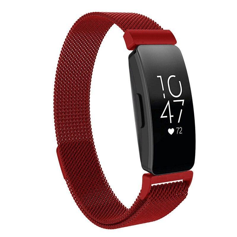 For Fitbit Inspire HR/ace2 Band Replacement Milanese Loop Strap Magnetic Stainless Steel Bracelet Betl for Fitbit Inspire
