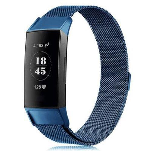 New Milanese loop strap For Fitbit charge 3 watch band  smart bracelet stainless steel belt sports watch strap wrist band