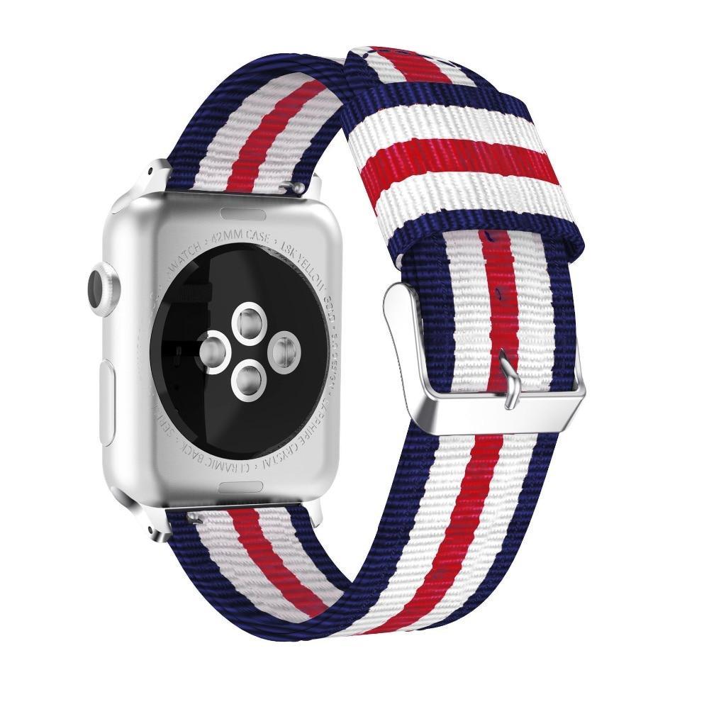 Nato strap For Apple Watch band apple watch 4 3 5 44mm/40mm iwatch band 42mm/38mm correa woven nylon wrist bracelet Accessories
