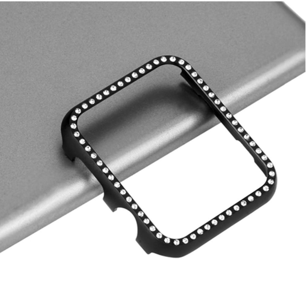 Diamond case cover For Apple watch band apple watch 4 3 5 case cover 44mm/40mm 42mm/38mm iwatch band Crystal protective bumper