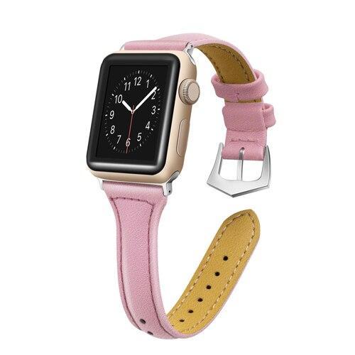 Leather strap For Apple Watch band series 4 44mm 40mm correa iwatch 3 2 1 42mm/38mm Wristband bracelet belt Watchband