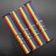 Nato strap For Apple Watch band 42MM/38MM iwatch band 3/2/1 44mm 40mm rainbow bracelet Woven Nylon apple watch 4 3 belt