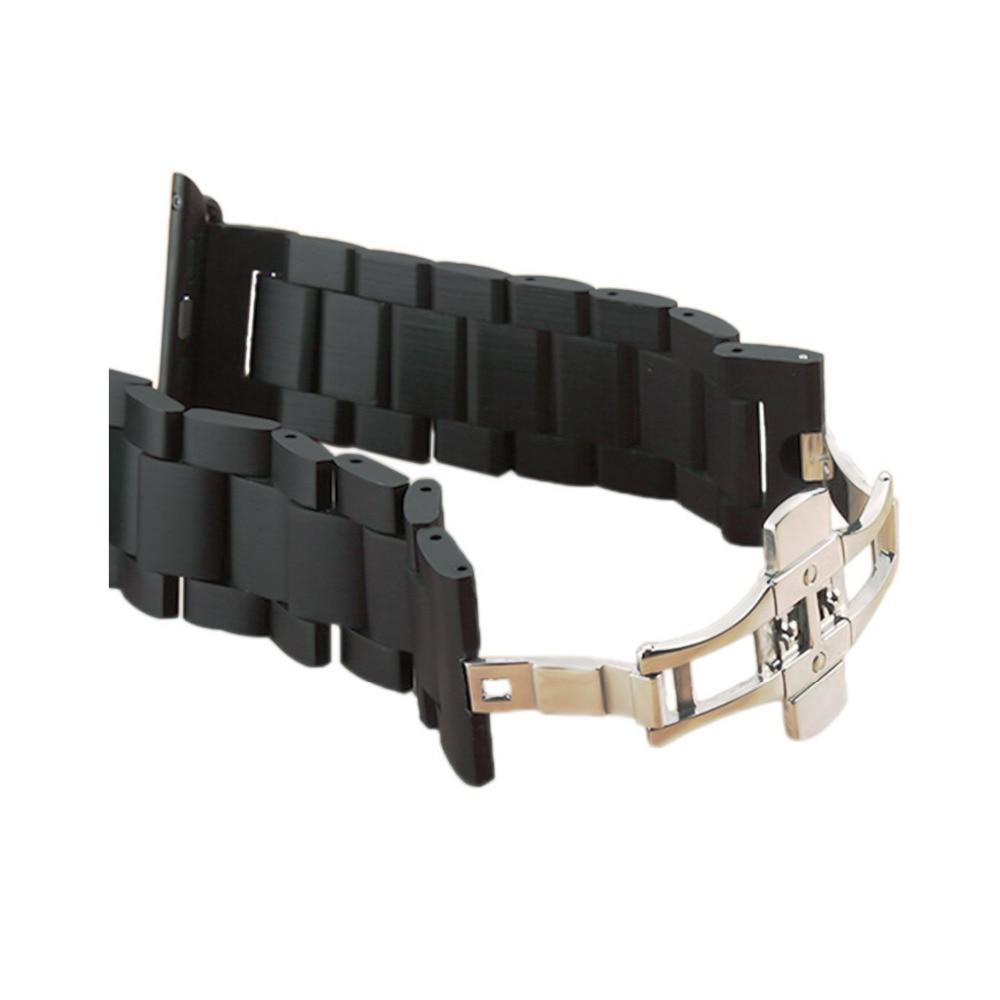 Wood Strap For Apple Watch band apple watch 5 4 3 band 44mm/40mm iwatch 5 42mm/38mm Wooden Butterfly buckle Bracelet watchband