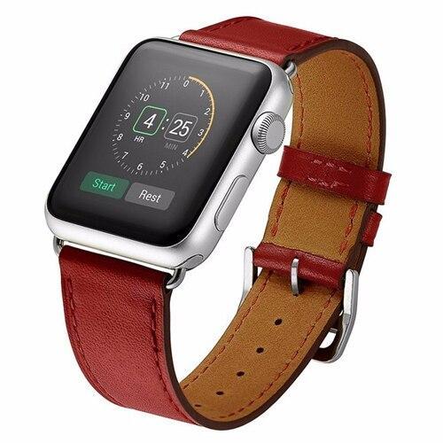 Strap for apple watch band 3 42mm 44mm iwatch series 4 3 2 1 40mm 38mm Genuine Leather Single tour bracelet Wristband