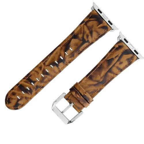 Leather Band For Apple Watch series 4 44mm 40mm strap correa iwatch 3 2 1 42mm/38mm Crazy Horse Wrist bracelet belt