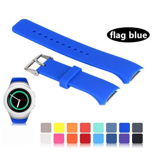Sport Strap For Samsung Galaxy Gear S2 band R720 R730 Smart Watch Band Silicone wrist bracelet correa watchband belt