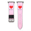 Genuine Leather strap For Apple watch band 42mm 38mm iwatch series 3 2 1 love Heart wrist bands belt corrrea Accessories