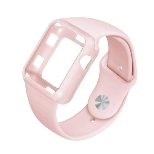 Case+strap For Apple Watch band apple watch 5 4 3 band pulseira 44mm/40mm iwatch band 42mm/38mm correa bracelet protective cover